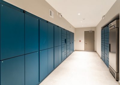 Luxer package room with parcel lockers in Plymouth Meeting